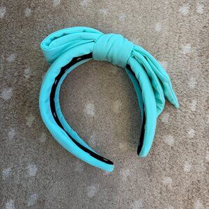 Lele Sadoughi Bow Headband Turquoise x Atlantic Pacific